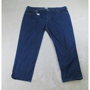 Tyndale FR Pants‎ Mens 50 Blue Denim Jeans Cotton Pockets HEMMED Rodeo 50X31*
